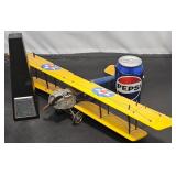 Curtiss JN-4 Jenny 1918 Airplane Model w Display