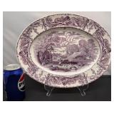 Vntg A.J. Wilkinson Pastoral Davenport Platter