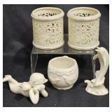 5 Lenox Porcelain Decor w 24KT Gold Accents