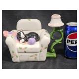 Vintage World Bazaar Ceramic Cat Teapot