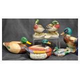 Duck Figurines & Trinket Boxes - Avon, Lefton+