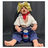 A. Fayzah Spanos Designs Doll w Gold Bow