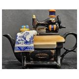 Vntg Cardew Mini Infusion Sewing Machine Teapot
