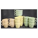 18 Vintage Melmac Mugs w 3 USMC Creamers