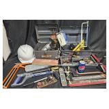 Toolboxes w Assorted Hand Tools & Accessories