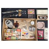 Collectible & Vntg Treasures - Knives, Matchbooks+