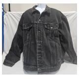 Levi Black Denim Jacket Sz XXL
