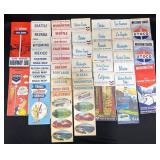 Vntg U.S. Road Maps - Chevron, Utoco