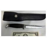 Vintage Case XX Hunting Knife w Buck Sheath