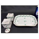 Vintage Herend Porcelain Dresser Set