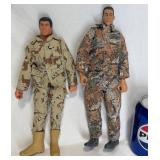2 GI Joe 12' Action Dolls - 21st Century & Hasbro