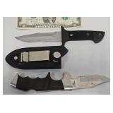 2 Knives - CRKT Brand Knife w Sheath +