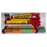 6 Aquazooka Water Blaster Aquatic Toys