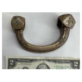 Antique African Tuareg Brass Bracelet or Anklet