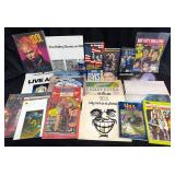 Vntg Music Memorabilia w LP Records & Magazines