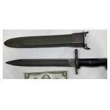 Vintage UFH 1942 WWII US Bayonet w Scabbard