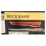 Lakemate Buck Knife Model 123 w Sheath & Box