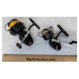 2 Garcia Mitchell Spinning Fishing Reels- 300, 308