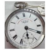 Antique J.G. GravesSheffield Pocket Watch w Key
