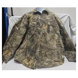 Carhartt Realtree Camo Quilted Shirt Sz 4XL