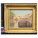 Antique 1891 Ed De'VourParis Painting
