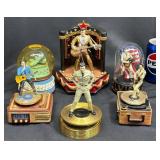 6 Elvis Presley Musical Boxes Figurines