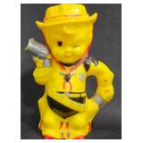 Vntg 1950's Lil' Cowboy Plastic Milk Pitcher