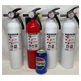 4 Kidde Fire Extinguishers