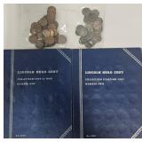 2 Lincoln Cent Albums, Steel Cents+