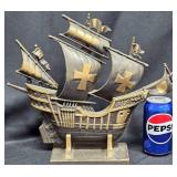 Antique Service Bronze & Brass Inc Bronze Ship