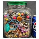 Large Fashion Jewelry Mystery Jar Lot