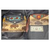 2 Beaded Native American Style Purses