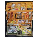 Rebel Tackle Box Loaded w Lures, Etc