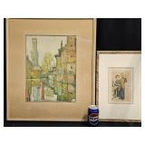 2 Framed Art Prints - Markovitch & 1904 Mendes