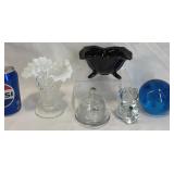 5 Beautiful Glassware Pieces - Fenton +