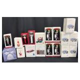 18 Christmas Tree Ornaments - Barbie, Pez +