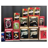 14 Hallmark Star Trek Ornaments Lot w Boxes