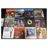 12 Vntg 45RPM Records - Beatles, Stones +