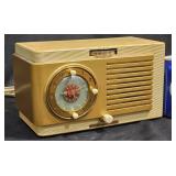 Mid-Century General Electric Tube Clock Radio