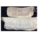 2 Vintage The Columbian Canvas Paper Boy Bags