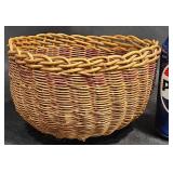 Vintage Meskwaki Native American Woven Basket