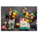 2 Royal Doulton Figures - Balloon Man & Seller