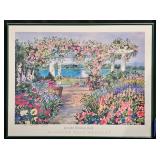 Rose Arbor Framed Poster by Jennifer Winship Mark