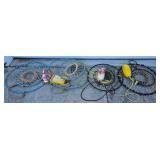4 Vintage Crab Ring Traps with Floats