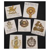 WWI & WWII British Military Badges Lot
