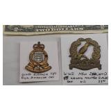 WWI New Zealand & WWII Australia Badges