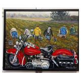 Original Time Out For Fuel Painting by Blue Bond