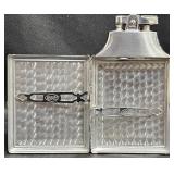 Vintage Ronson Cigarette Case w Built-In Lighter