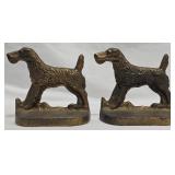 Antique PALï¿½Brand Airedale Terrierï¿½Bookends