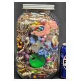 Large Fashion Jewelry & Beads Mystery Jar